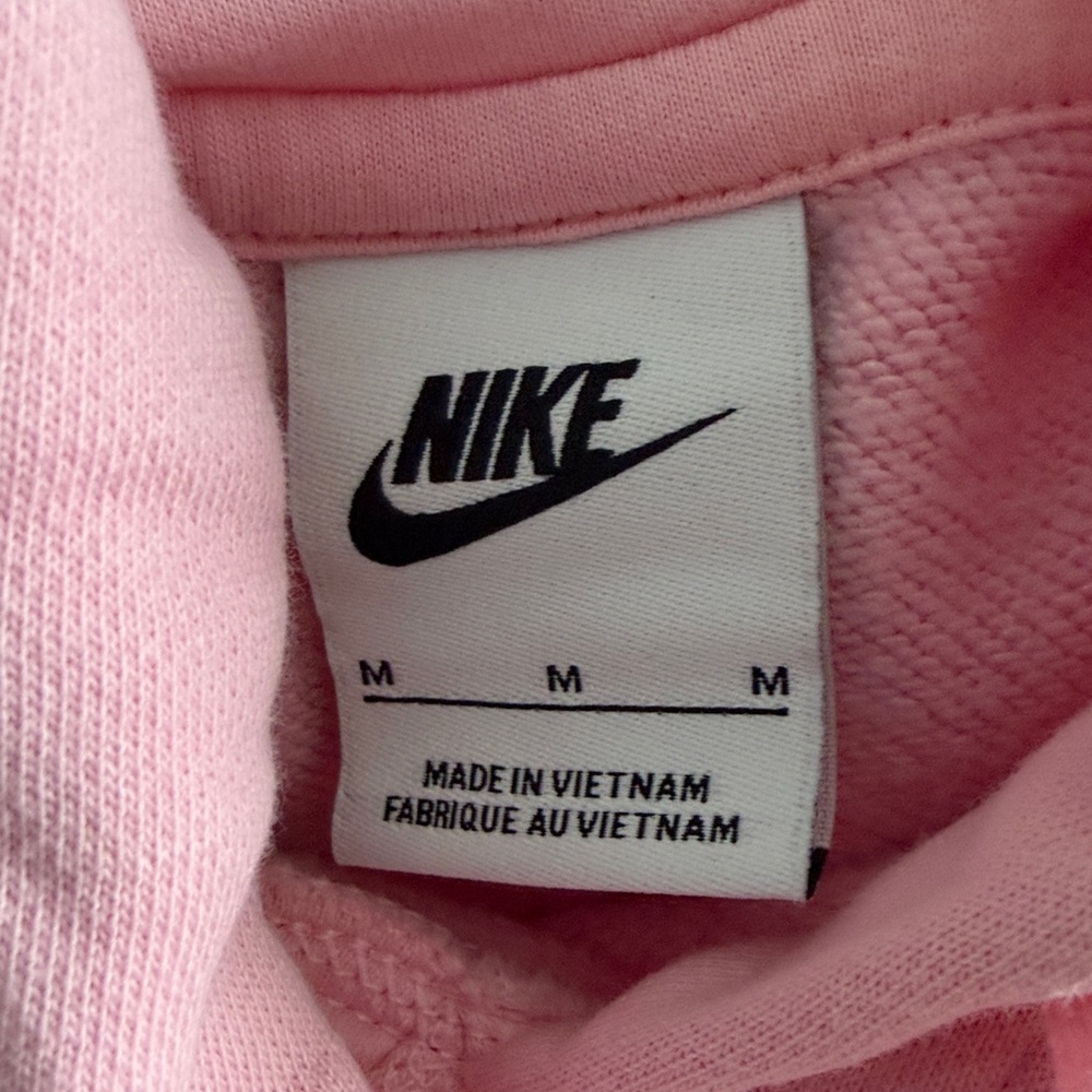 Nike Soft Pink Hoodie with Logo Size Medium NWOT - Picture 4 of 5